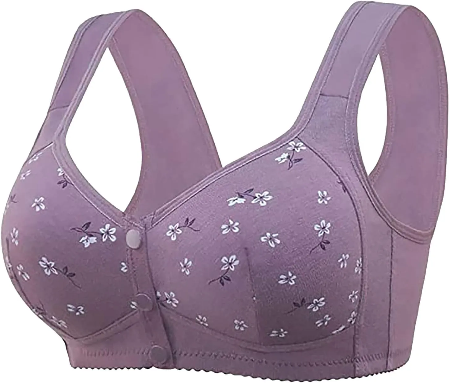 Women's Wireless Full-Coverage Bra Everyday Comfort Padded Medium Support Sleep Bras Bralette