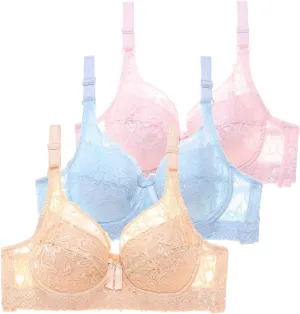 Women's Wireless Full Coverage Bras Everyday Stretch Padded Workout Gym Yoga Sleeping Bras Bralettes