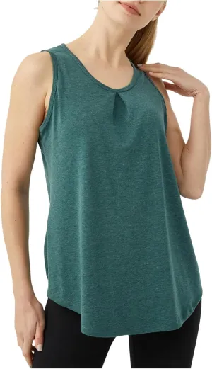 Women's Workout Tops Sleeveless Athletic Tops Solid Color Running Tank Top for Sports Exercise