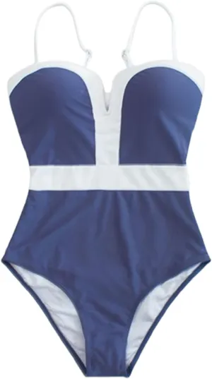 yardsong Bathing Suit for Women One Piece Modest Swimsuits Adjustable Spaghetti Straps Backless Tummy Control Swimwear
