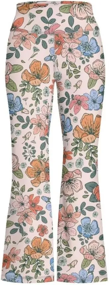 Yoga Pants Girls 5-14t Stylish Bell Bottoms for Girls Flare Leggings